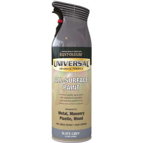 Rust-Oleum Universal All-Surface Paint - Slate Grey Universal Spray Paint 400ml - 7500512