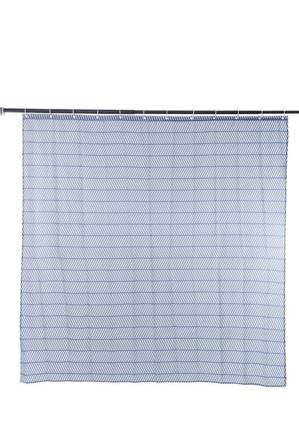 HERRINGBONE 180X180CM SHOWER CURTAIN - 350084