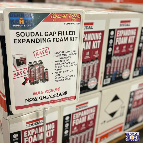 SOUDAL Gap Filler Expanding Foam Combi Kit - Special Offer - 800700