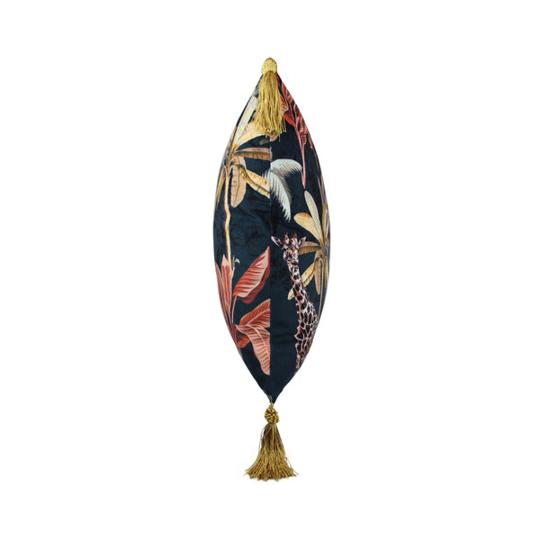 Scatter Box Simone 45 x 45cm Navy & Coral Cushion - 646323