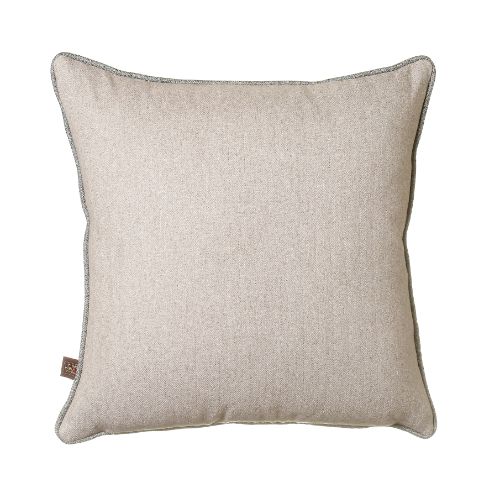Scatter Box Tweed 43 x 43cm Natural Cushion - 646320