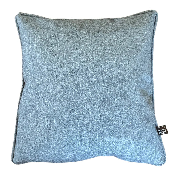 Scatter Box Tweed 50 x 50cm Grey Cushion - 646324