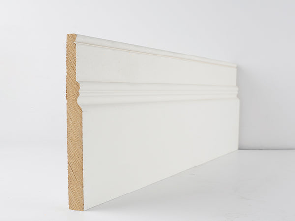 Seadec 180mm White Grange Skirting Primed - 07502