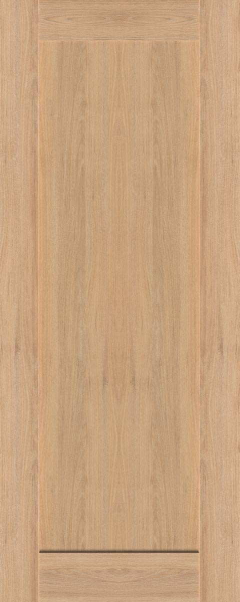 Seadec Hampton Oak Natural 1 Panel Shaker Door