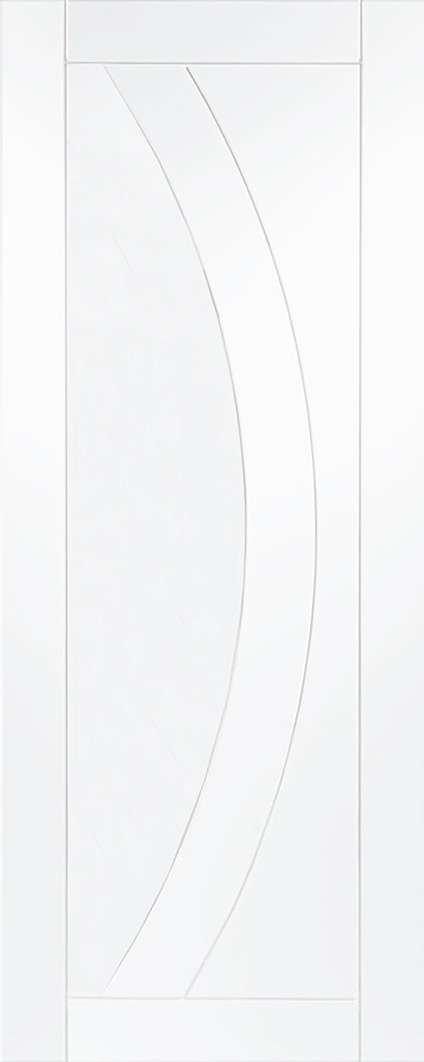 Seadec Portroe Grooved Curved White Primed Door