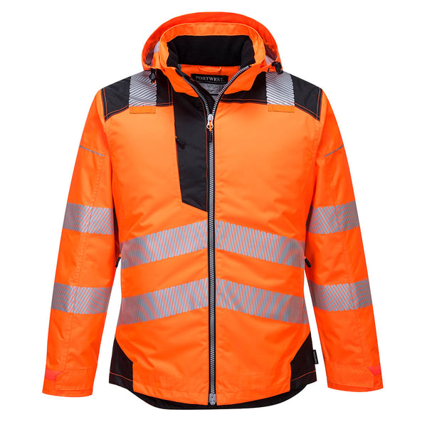 Portwest T400 PW3 Hi-Vis Orange Winter Jacket