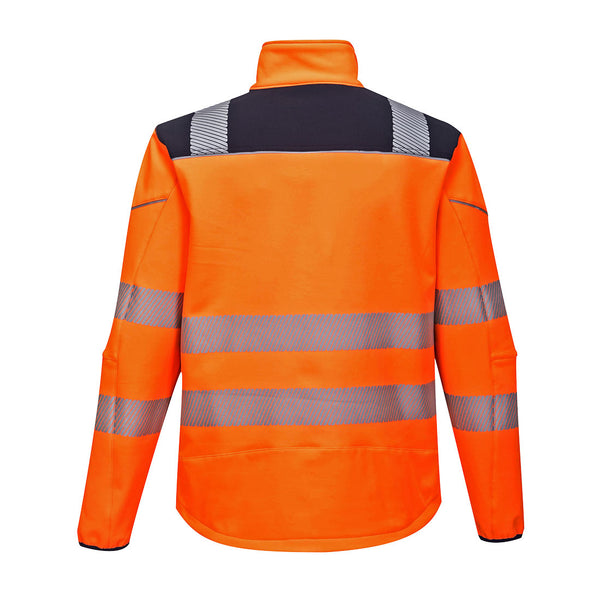 Portwest T402 PW3 Hi-Vis Softshell Org/Navy