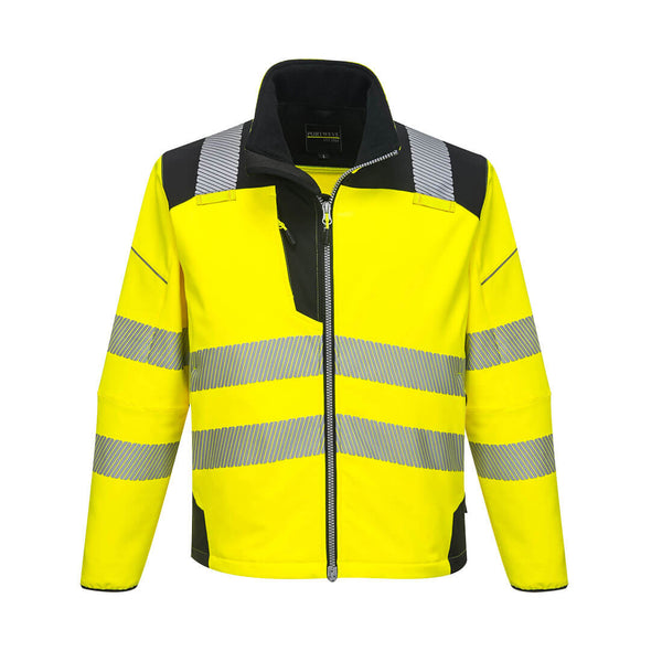 Portwest T402 PW3 Hi-Vis Softshell Yellow/Black