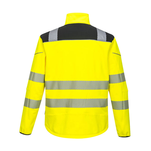 Portwest T402 PW3 Hi-Vis Softshell Yellow/Black