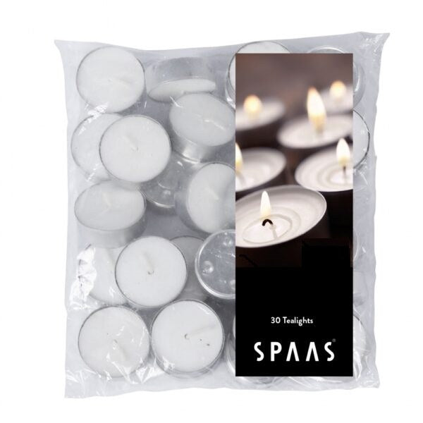 SPAAS 30PK TEALIGHT CANDLES - 6440102