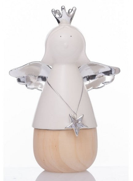 The Grange Collection Porcelain Christmas Angel - 666002