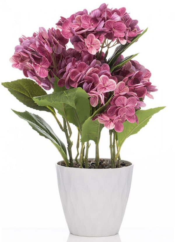 The Grange Collection - Artificial Hydrangea in Pink 35cm - 648120