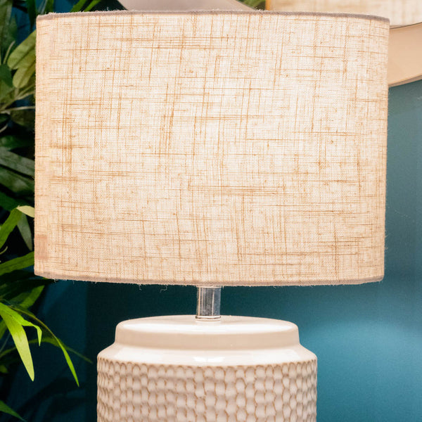 Tara Lane - Hazel Table Lamp Cream 44cm - 645534
