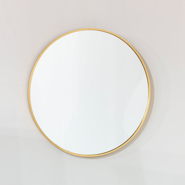 Modena Round Wall Mirror Gold 60cm