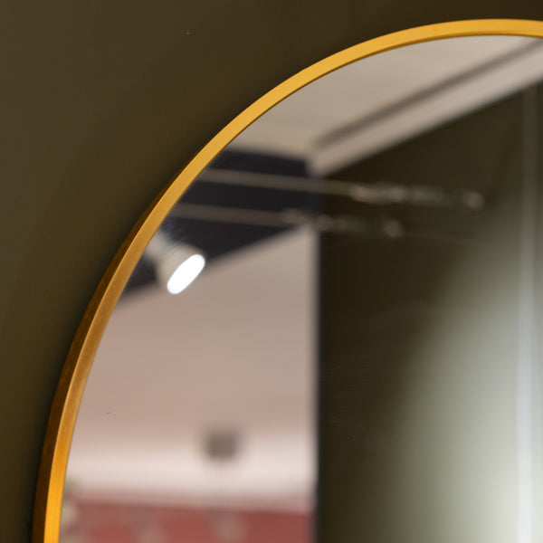 Modena Arch Mirror Gold 66x96cm