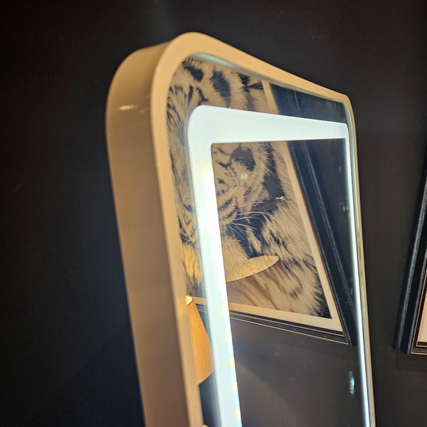 Modena LED Cheval Mirror White 160 x 50cm - 6460403