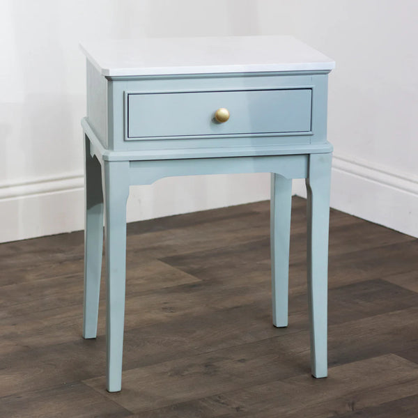 MONROE 1 DOOR CABINET W/MARBLE TOP SAGE - 641138