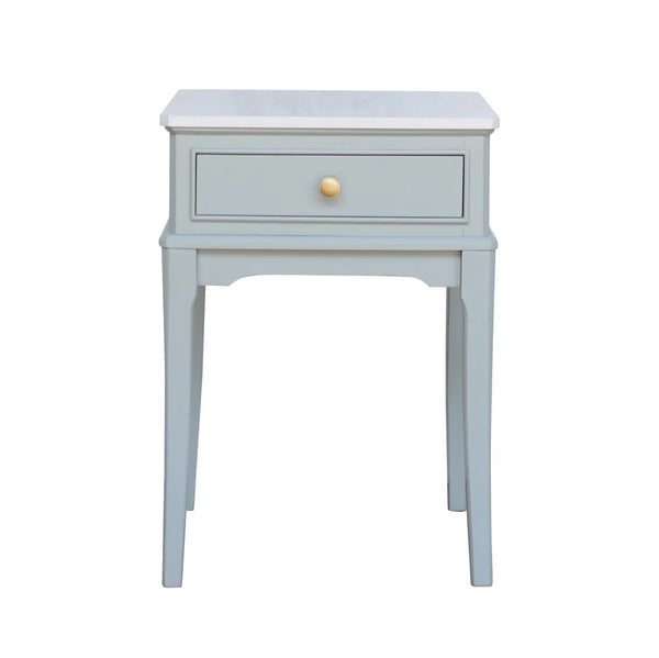 MONROE 1 DOOR CABINET W/MARBLE TOP SAGE - 641138