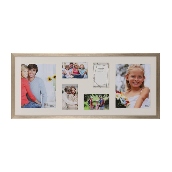 Gallery 3D Collage 6 Picture Frame Champagne - 64740