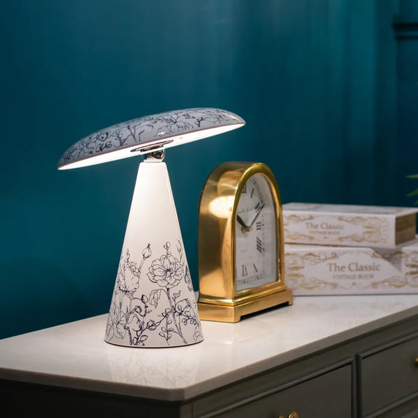 Tara Lane Neo USB Table Lamp Floral White - 620149