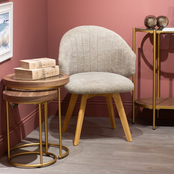 Lainey Chair Oatmeal - 642627