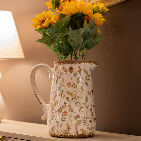 23CM FLOWER PITCHER VASE - 649508