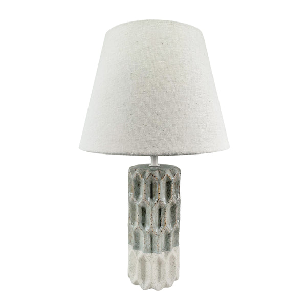 41CM PRESLEY CERAMIC BEDSIDE LAMP - 63301