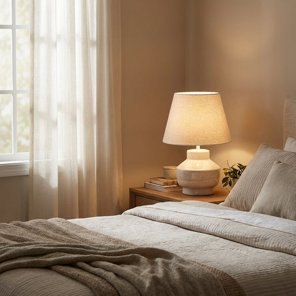 Sloane ceramic bedside lamp 36cm - 634001
