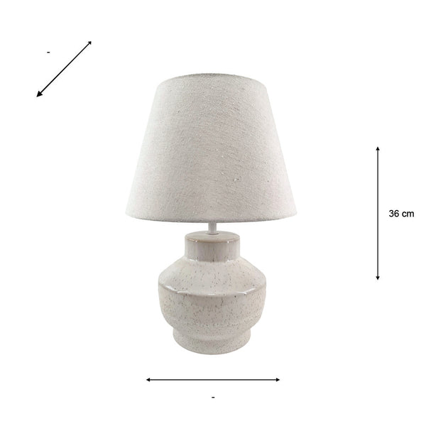 Sloane ceramic bedside lamp 36cm - 634001