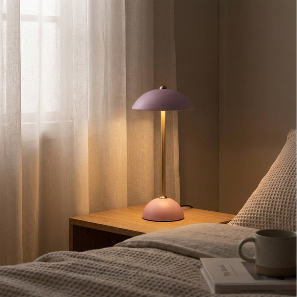 Apollo usb rechargeable lamp matt purple - 632151
