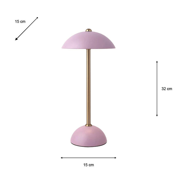 Apollo usb rechargeable lamp matt purple - 632151