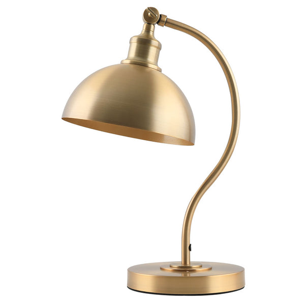 SWAN BRASS FINISH TABLE LAMP - 630216