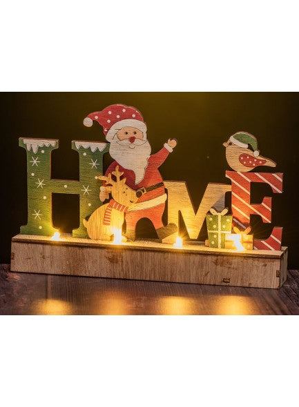 The Grange Collection Wooden Christmas Decoration - Home TZ1 - 6421293