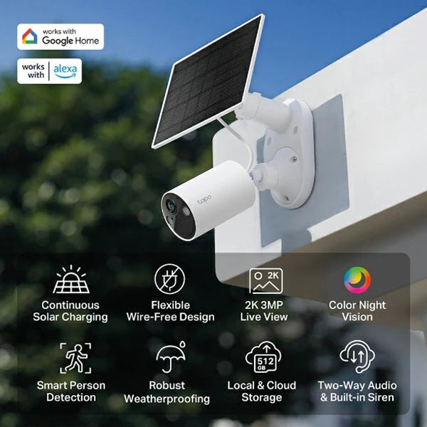 TP-Link Tapo C410 KIT 2K Solar-Powered Security Camera - 628710