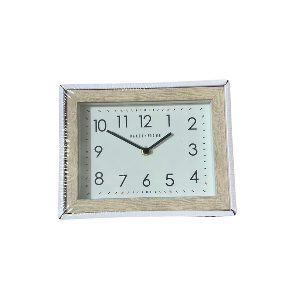 Tara Lane Baker & Brown Mantel Oak Clock - 641837