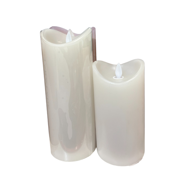 Tara Lane Flicker Candle Set 20cm & 15cm - 662119