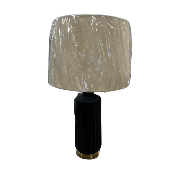 Tara Lane Luisa Ceramic Black & Gold Table Lamp - 633016