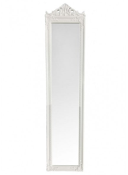 The Grange Arch Cheval White Gloss Mirror - 642157