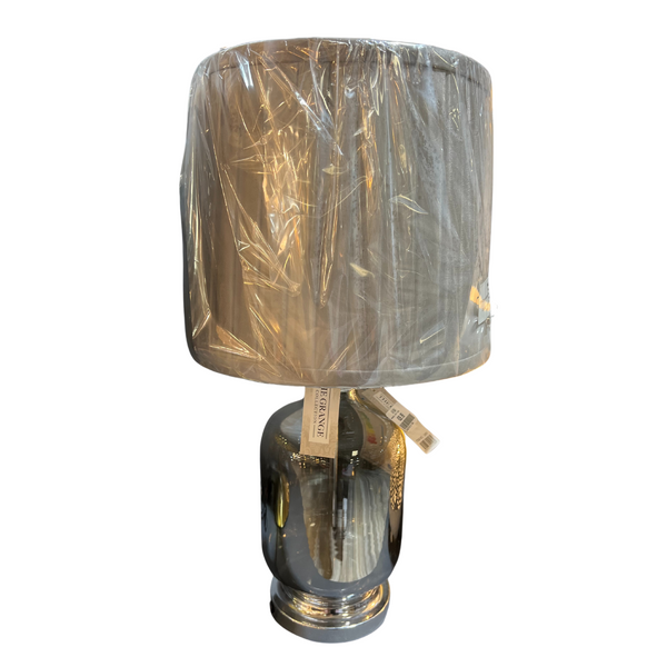The Grange Black Glass Base Lamp - 64184