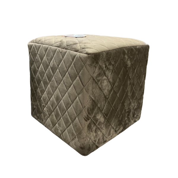 The Grange Cubic Quilted Stool - 64266
