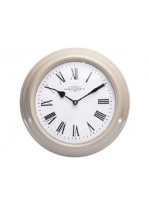 The Grange Dublin Clock Co. Iron Wall Clock White/Grey 30cm - 646246