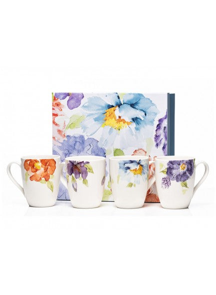 The Grange Floral Mug Set (4) - 642125