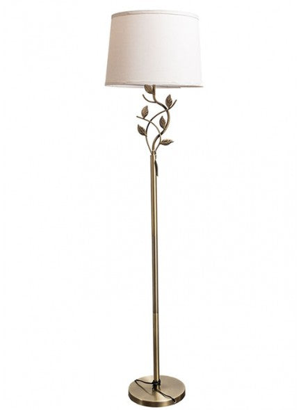 The Grange Gold Floor Lamp with Leaf Base Design - 643240