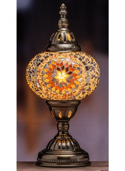The Grange Mosaic Orange Table Lamp - 631602