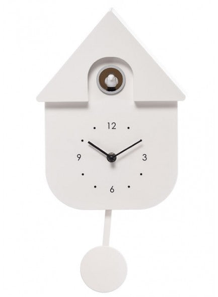 The Grange White Modern Cuckoo Clock - 642884
