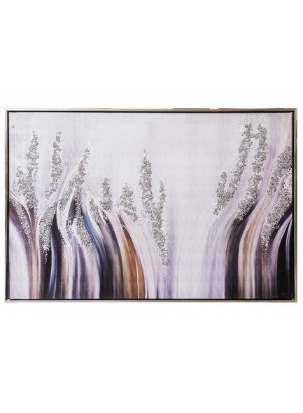 The Stonewall Gallery Purple Textured Glitter Canvas - 64370