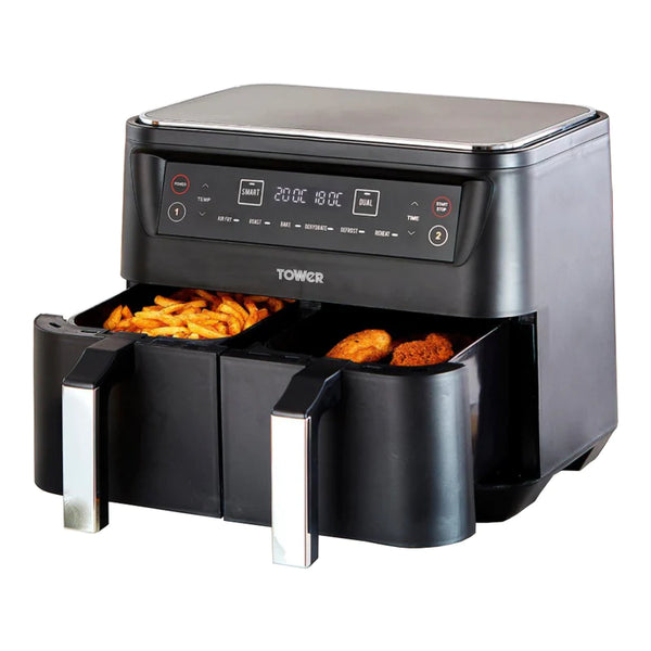 Tower Vortx 8L Dual Basket Air Fryer Black - T17097 | 6442964