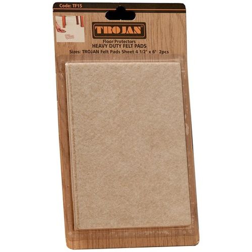 Trojan Heavy Duty Felt Pad Sheet 115 x 150mm - 820994