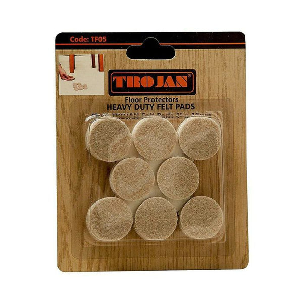 Trojan Heavy Duty Felt Pads 25mm - 820992