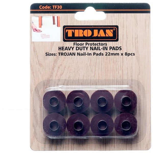Trojan Heavy Duty Nail In Pads 22mm - 8202030